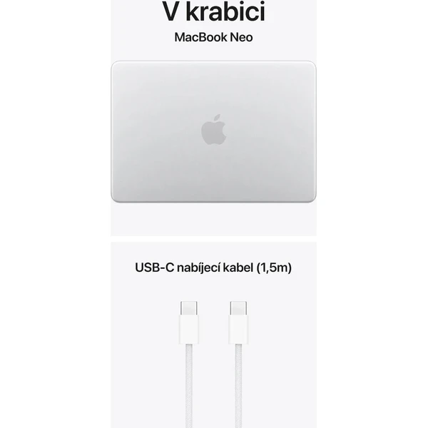 Apple MacBook Neo (2026) 8GB / 256GB / SK KLV / stříbrná - Notebooky - Obrázek d_4a5c196387be47af91759b4aa71e5948