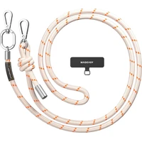 MagEasy Strap Lanyard 8.3mm univerzální popruh Beige/Orange - Popruhy