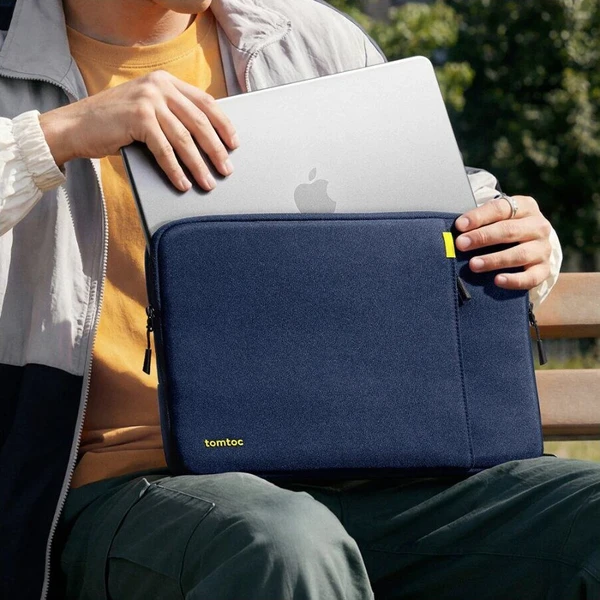 tomtoc Defender A13 sleeve pouzdro 13" MacBook Neo tmavě modré - Pouzdra - Obrázek d_4acca90e293745ce9dea253b2b4d9c97