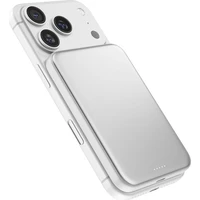 iWant by Epico UltraPack Qi2 25W Slim 5000mAh hliníková Mag+ bezdrátová powerbanka stříbrná - Powerbanky