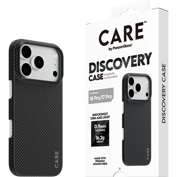 PanzerGlass CARE Discovery MagSafe kryt Apple iPhone 18 Pro/17 Pro Aramid
