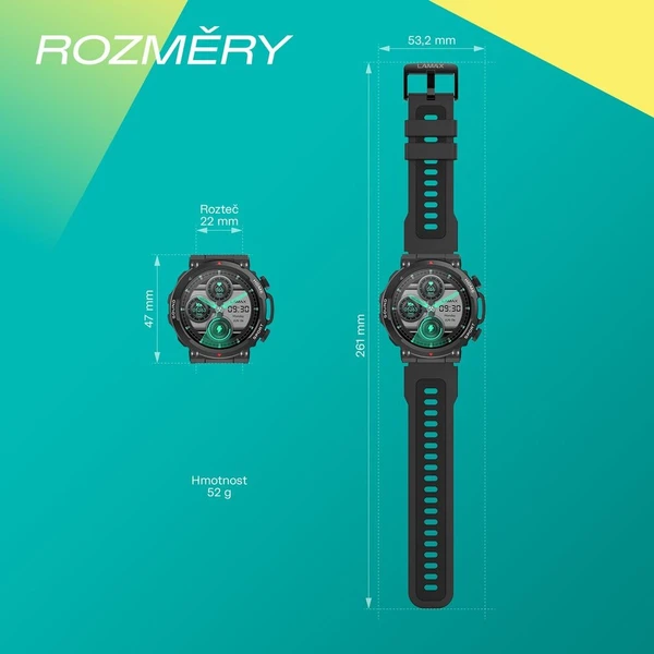 LAMAX Xplore chytré hodinky černé - Chytré hodinky - Obrázek d_4c04ca2d284e423fadd00823d4b192f7