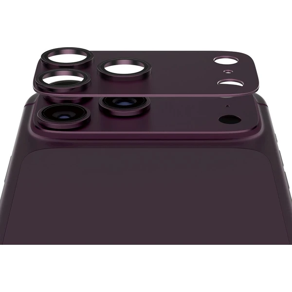 PanzerGlass FENDER hliníková ochrana fotoaparátu iPhone 18 Pro Dark Cherry (fialový) - Ochranné folie a skla - Obrázek d_4c5e243abe73429c98b78d8cc6101df7