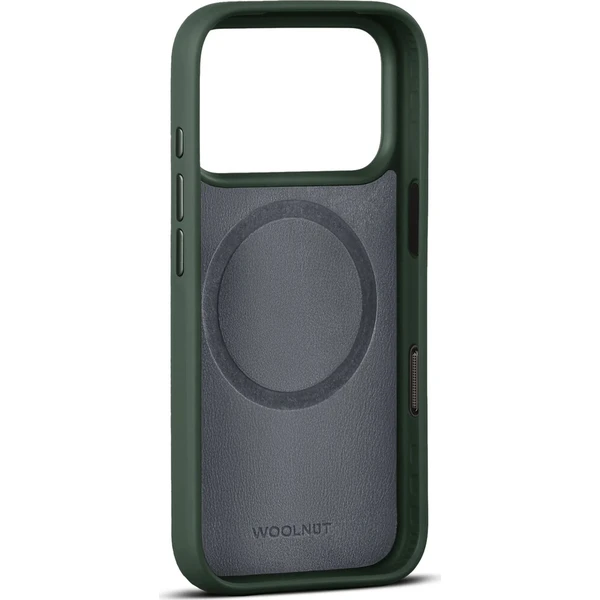 Woolnut MagSafe kožený kryt iPhone 18 Pro tmavě zelený - Pouzdra - Obrázek d_4c8fdae8ff1d4b2594fe26542d55b7d7