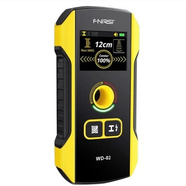 FNIRSI WD-02 Detektor kabelů, železa, dřeva s LCD displejem