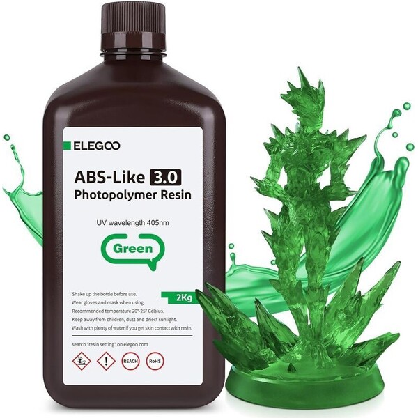 ELEGOO ABS-like Resin V3.0 2 kg zelená Zelená