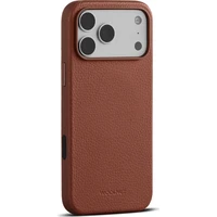 Woolnut MagSafe kožený kryt iPhone 18 Pro Max hnědý - Pouzdra