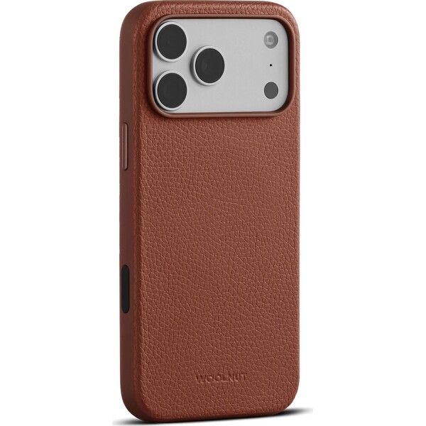 Woolnut MagSafe kožený kryt iPhone 18 Pro Max hnědý