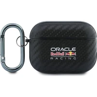 Oracle Red Bull Racing PU Karbonové pouzdro AirPods Pro 3 černé - Pouzdra