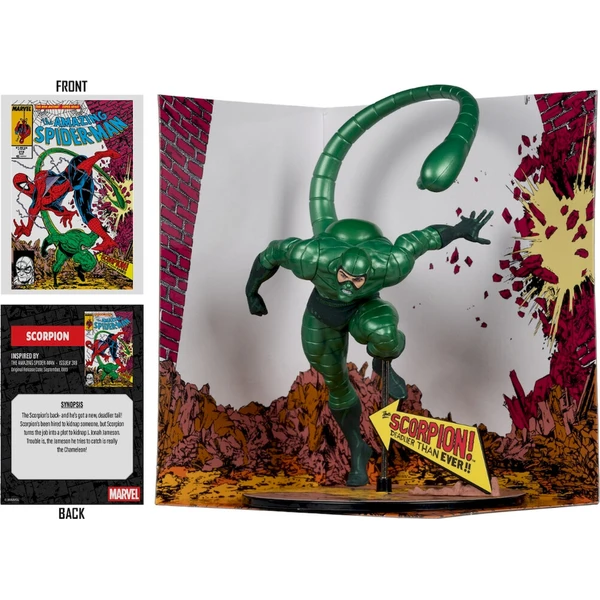 Figurka McFarlane Marvel - Scorpion (Metallic) (The Amazing Spider-Man #318) 18 cm - Figurky - Obrázek d_4e3b6423554443debf95df9d867d2dda