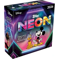 Sběratelské karty Topps 2026 Disney Neon - Mega Box - Sběratelské karty a nálepky