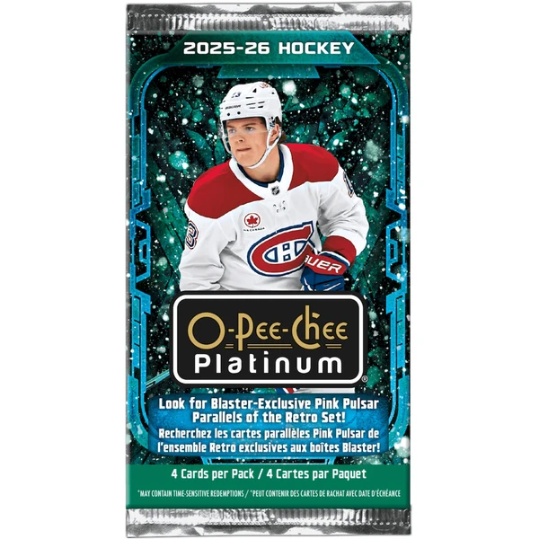 Hokejové karty 2025-26 Upper Deck O-Pee-Chee Platinum Hockey Blaster Box - Hokejové karty - Obrázek d_4eedc900742e409eafab4292670ed07a