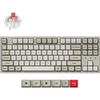 Keychron C1 Pro 8K Keychron Super Red herní klávesnice (US) retro - Klávesnice