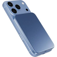 iWant by Epico UltraPack Qi2 Slim 5000mAh hliníková Mag+ bezdrátová powerbanka světle modrá - Powerbanky