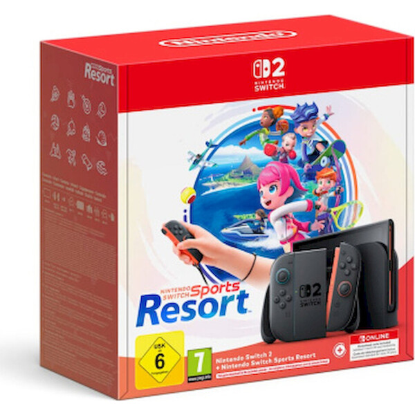 Nintendo Switch 2 + Switch Sports Resort + NSO 3M