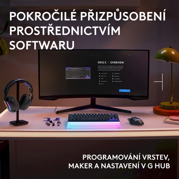 Logitech G512 X 75% herní klávesnice Linear US INTL černá - Klávesnice - Obrázek d_514121cb2e264ae7a6120c8f244ba154