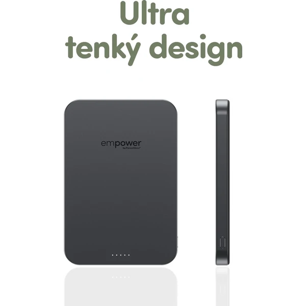 PanzerGlass® empower bezdrátová Qi2 powerbanka 5000 mAh, MagSafe, černá - Powerbanky - Obrázek d_51745f1c7f0c49e9ae3bbdc7ba63f370