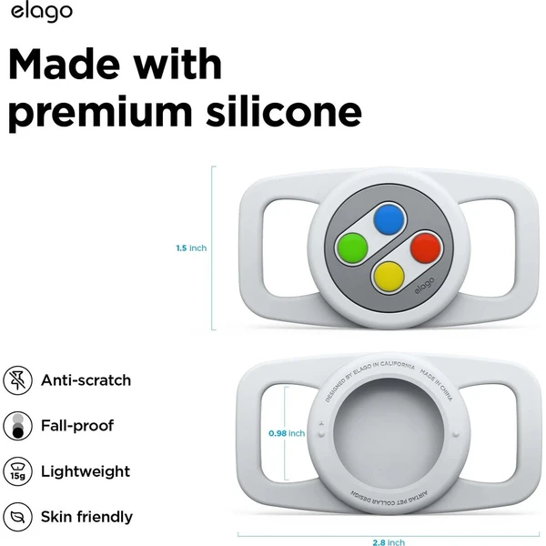 ELAGO W5 Pet Collar pouzdro pro Apple AirTag černé - Pouzdra - Obrázek d_518b5fbfbcea42749c452b880a73c902