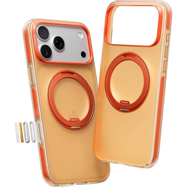 Torras Ostand O3 Hue MagSafe kryt iPhone 17 Pro Max golden citrus - Pouzdra - Obrázek d_52781c35374443f895b6ea409dc85949