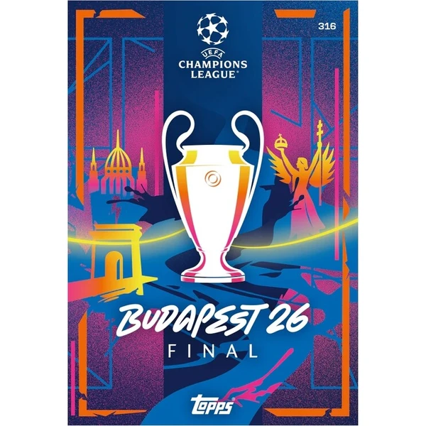 Fotbalové karty Topps UCC 2026 MAX - Mega Multipack - Fotbalové karty - Obrázek d_528fdebb894941929f59db83e549b675