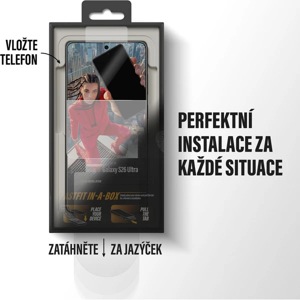 PanzerGlass® Ultra-Wide Fit sklo s bezprašným aplikačním boxem Samsung Galaxy S26 Ultra - Ochranné folie a skla - Obrázek d_52aef5bc937f4900b1628870b03e81ab