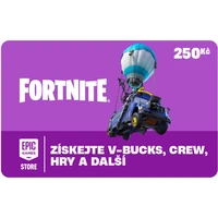 Dárková karta Fortnite 250 CZK (online kód) - Digitální kredity