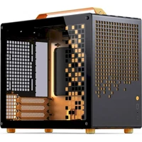 Jonsplus Z20 Micro-ATX černo oranžová  - Počítačové skříně