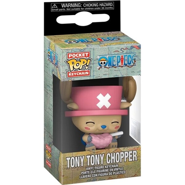 Funko POP Keychain: OP- Chopper w/Cotton Candy