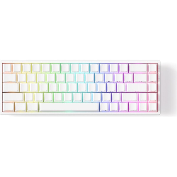 Akko MonsGeek FUN68 HE Akko Glare (US) bílá Bílá