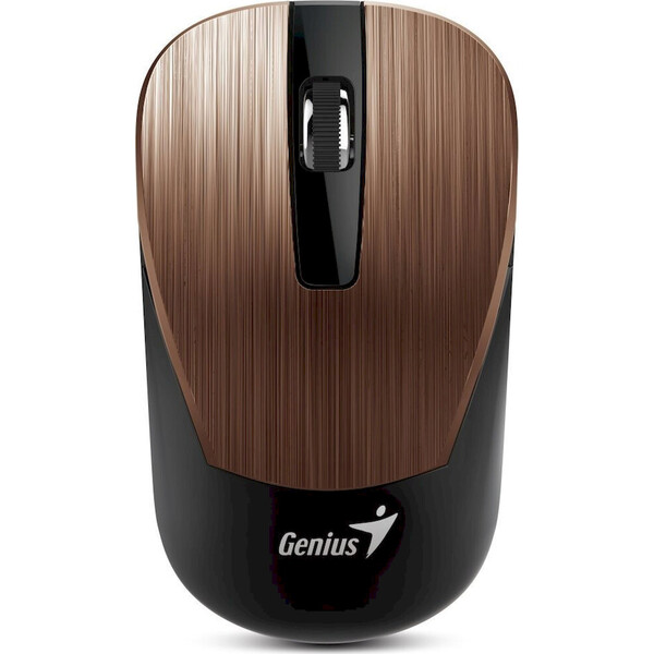 GENIUS NX-7015/Kancelářská/Optická/1 600 DPI/Bezdrátová USB/Hnědá