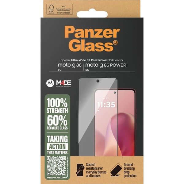 PanzerGlass® Ultra-Wide Fit sklo Motorola Moto G86 5G/G86 Power 5G - Ochranné folie a skla - Obrázek d_54ec4fb7915d43eb8aef05e2c3ca8162