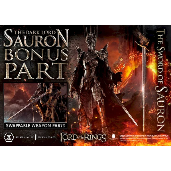 Socha Lord of the Rings Museum Masterline 1/3 The Dark Lord Sauron Bonus Version 117 cm - Sochy a sošky - Obrázek d_54ffc317e39f4169821f37a7f36a6f3b