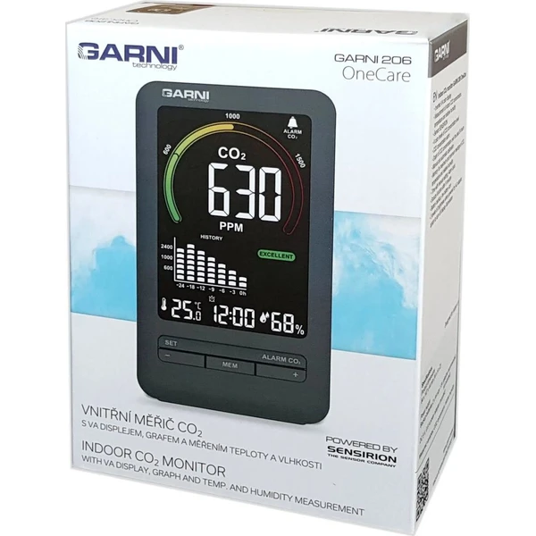 GARNI 206 OneCare měřič CO2 - Senzory - Obrázek d_5509be6a8c904e5d8ab8be5eba60cf80