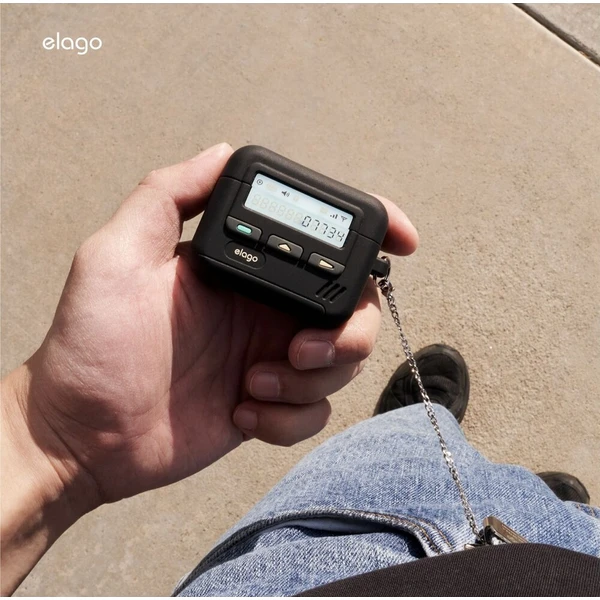 ELAGO Pager pouzdro Airpods 4 černé - Pouzdra - Obrázek d_55344797a57a479386006b43f8e316f1