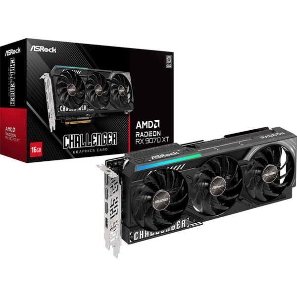 ASRock AMD Radeon RX 9070 XT Challenger  16GB GDDR6 - Grafické karty - Obrázek d_553d2a624647491c946100da9e826b34