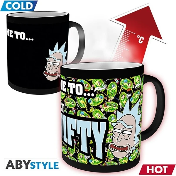 Hrnek Abysse Corp Rick and Morty - Get Schwifty 320 ml (měnící se motiv) - Hrnky - Obrázek d_557a4aacde4f4455a77aed3b7017c9b4