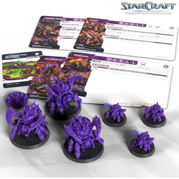 StarCraft The Miniatures Game - Roach - Zerg - Expansion Set - EN - Deskové hry - Obrázek d_55a56d6afbcf42fd99348a967d32b671