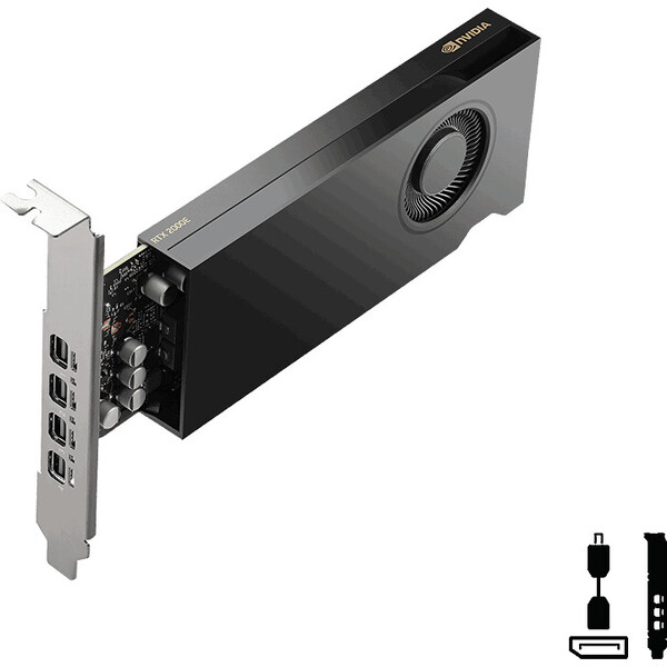 PNY NVIDIA RTX 2000E Ada Generation/16GB/GDDR6