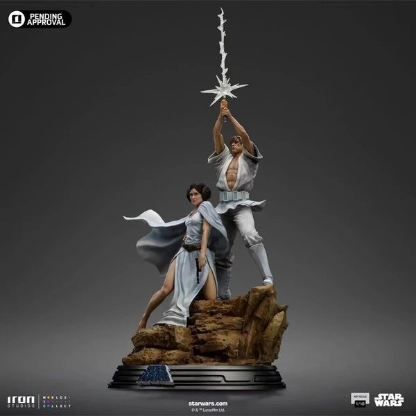 Soška IRON STUDIOS Star Wars - Luke and Leia 41 cm - Sochy a sošky - Obrázek d_55e342f73e424f7fa93e8de0621861c7