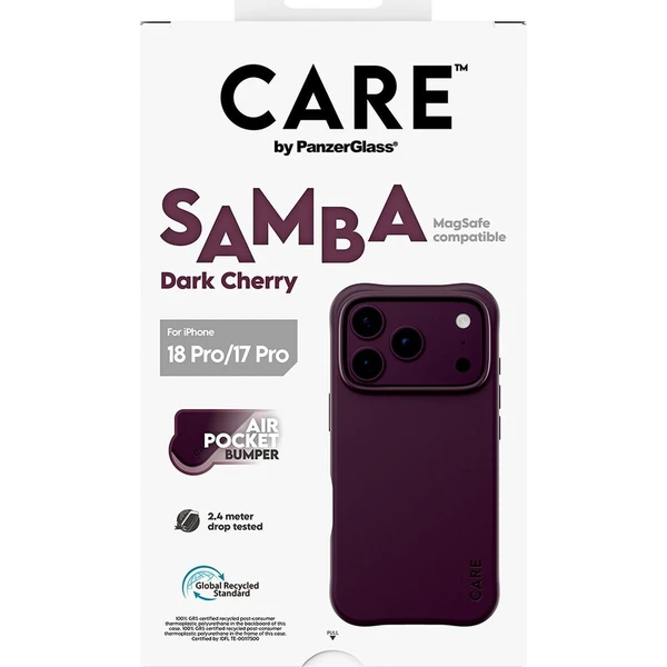 PanzerGlass CARE Samba MagSafe kryt Apple iPhone 18 Pro/17 Pro Dark Cherry fialový - Pouzdra - Obrázek d_56560e04dd9344b5a616857f7b7f50e8