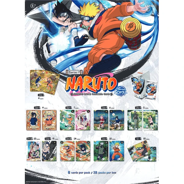 Sběratelské karty Kayou Naruto Smriti Collectible - Heaven Scroll Booster - Sběratelské karty a nálepky - Obrázek d_56debaebfc6944f9989bb50aadb152bb