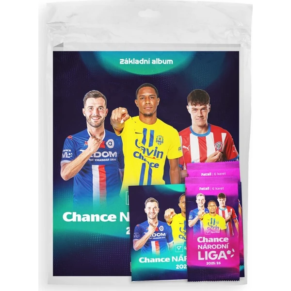 Fotbalové karty SportZoo Chance Národní liga 2025/26 - Startovací balíček - Fotbalové karty - Obrázek d_5764d1bec0734aac983fa95a13254d0a