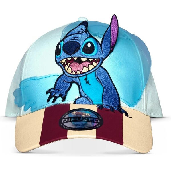 Difuzed Lilo & Stitch Baseballová Kšiltovka Stitch Surfing Vícebarevná