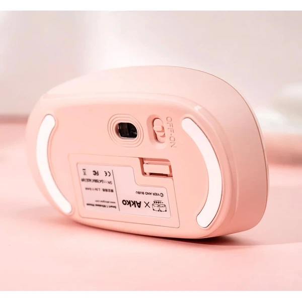 Akko x Dudu and Bubu Smart1 bezdrátová myš růžová - Myši - Obrázek d_57d3e2863f6844a1853cdc504e9e7eec