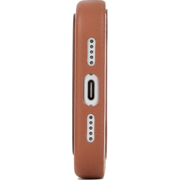 Troubadour Full Leather MagSafe kožený kryt iPhone 17 Pro/iPhone 18 Pro Tan - Pouzdra - Obrázek d_57fc6715f5594f4c8c0aed5b231437e5