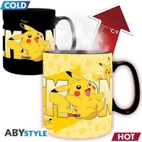 Hrnek s měnícím se motivem Abysse Corp Pokémon - Pikachu 460 ml - Hrnky