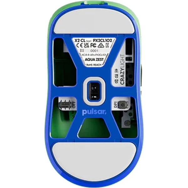 Pulsar X2 CrazyLight Mini bezdrátová herní myš zelená - Myši - Obrázek d_58855c660b92461aa73409dce03fec76