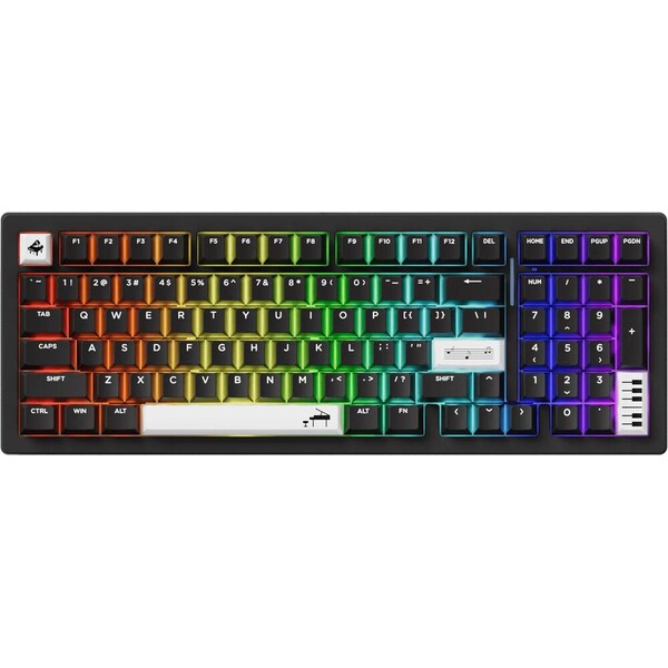 Akko MonsGeek M2 V5 VIA Black Piano Akko Mirror (US) černá Černá