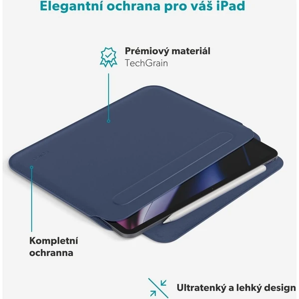 Epico TechGrain Sleeve pouzdro iPad Pro 11" (3.-6. gen)/Air 10,9"/Air 11"/iPad 10,9" modré - Pouzdra - Obrázek d_5918fe173e054c5da93db540dc6388f1