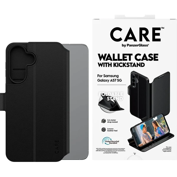 PanzerGlass® CARE Wallet Kickstand pouzdro Samsung Galaxy A57 černé - Pouzdra - Obrázek d_592b5b68cd414d6abb79c70e21a64501